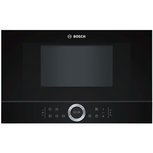 Bosch, 21 L, 900 W, black - Built-in Microwave Oven