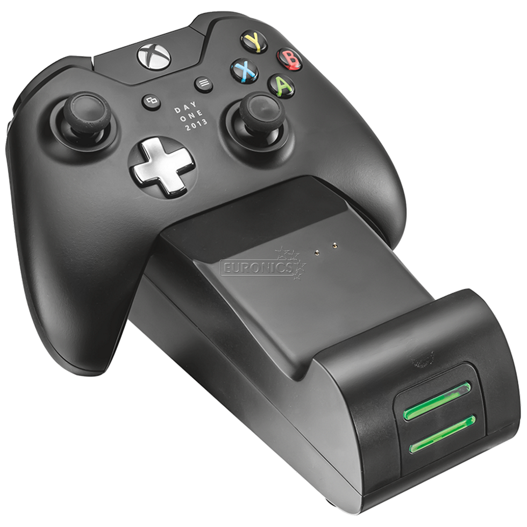 Зарядная подставка GXT 247 + аккумулятор для двоих игровых пультов Xbox One, Trust
