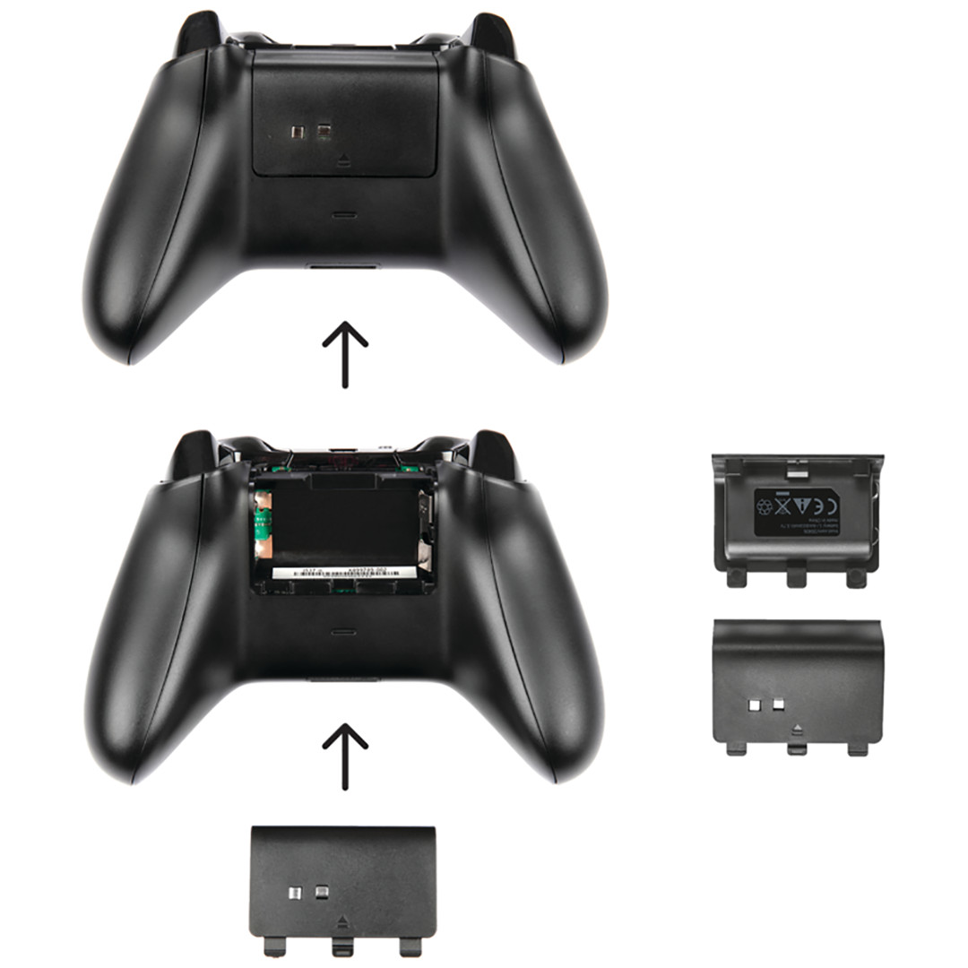 Зарядная подставка GXT 247 + аккумулятор для двоих игровых пультов Xbox One, Trust