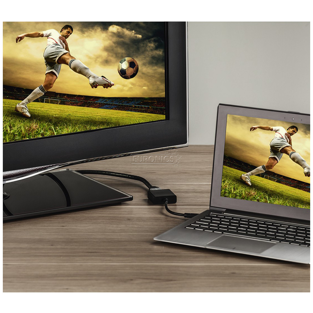 Адаптер Hama USB-C -- HDMI