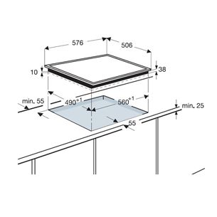 Built-in hob AEG