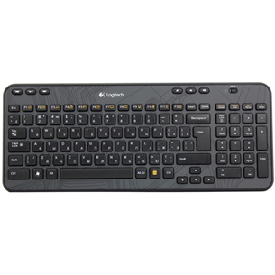 Logitech K360, SWE, must - Juhtmevaba klaviatuur