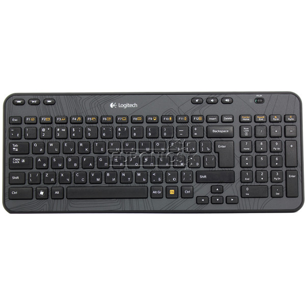 Logitech K360, SWE, must - Juhtmevaba klaviatuur