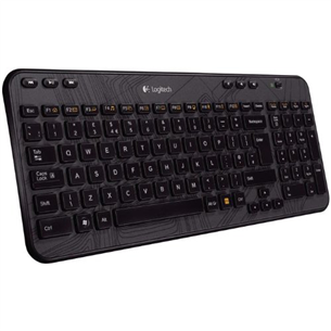 Logitech K360, SWE, must - Juhtmevaba klaviatuur