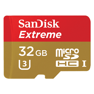 MicroSDHC memory card SanDisk Extreme (32 GB)