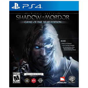 PS4 mäng Middle-earth: Shadow of Mordor Game of the Year Edition