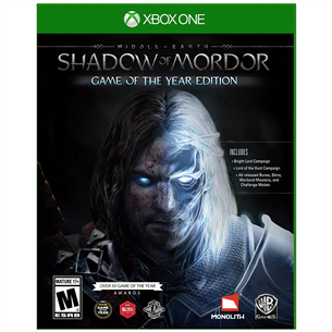 Xbox One mäng Middle-earth: Shadow of Mordor Game of the Year Edition