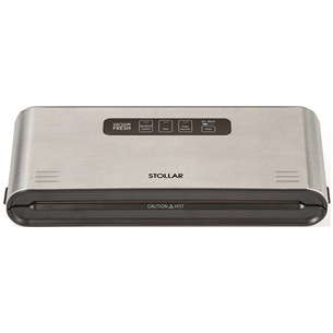 Stollar, silver/black - Vacuum sealer
