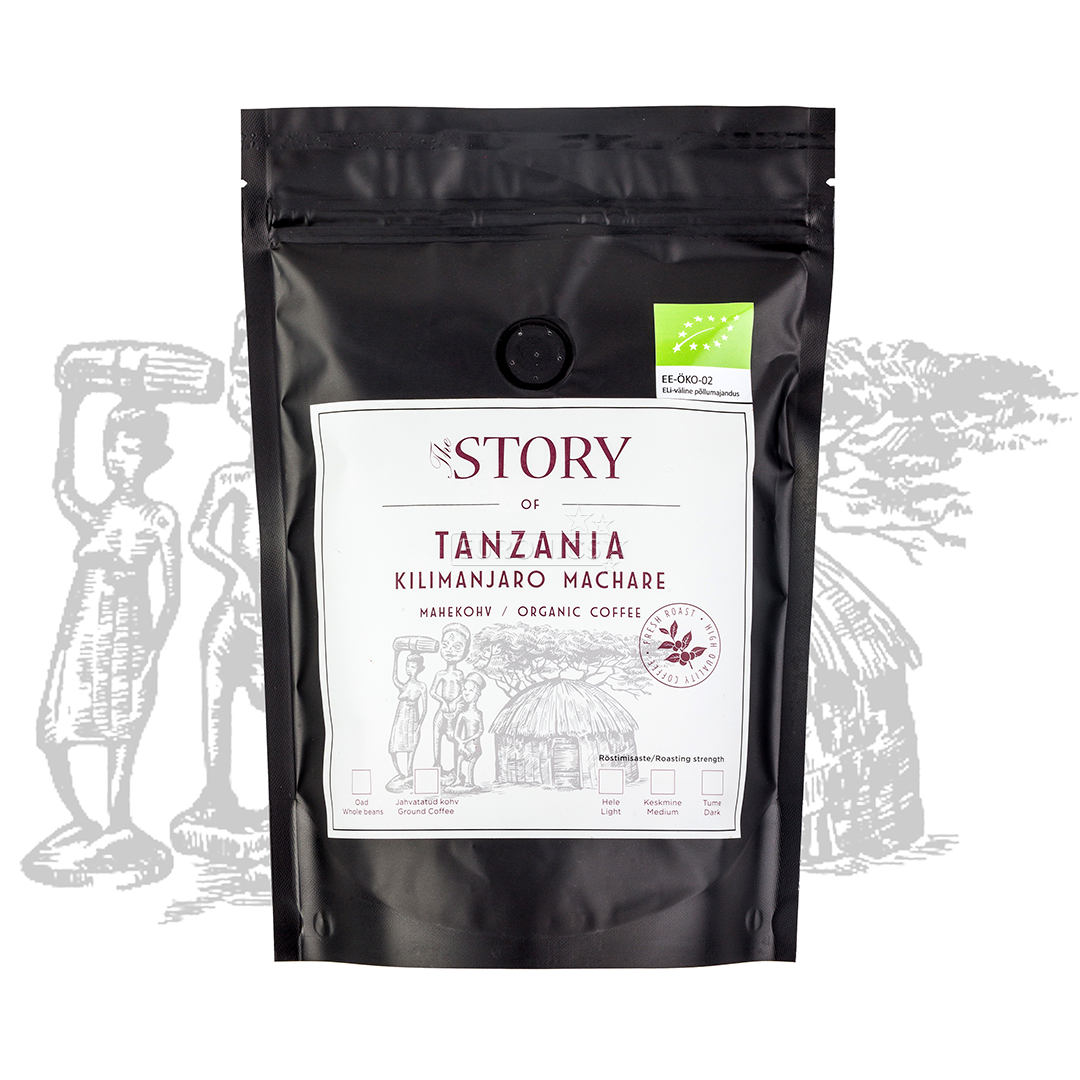 Kohviuba Tanzania Kilimanjaro Machare mahekohv 250g, The Story