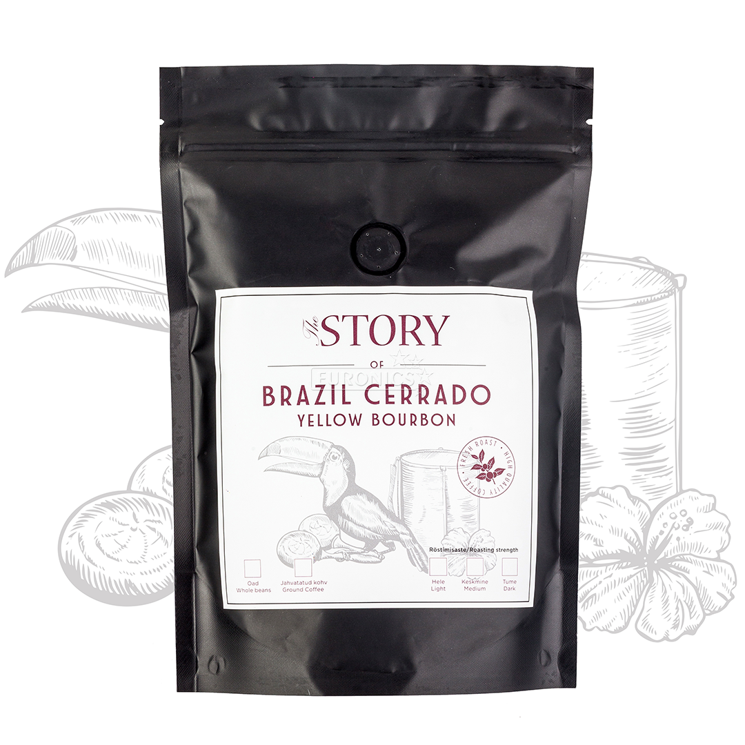 Coffee beans The Story Brazil Cerrado Yellow Bourbon 250 g