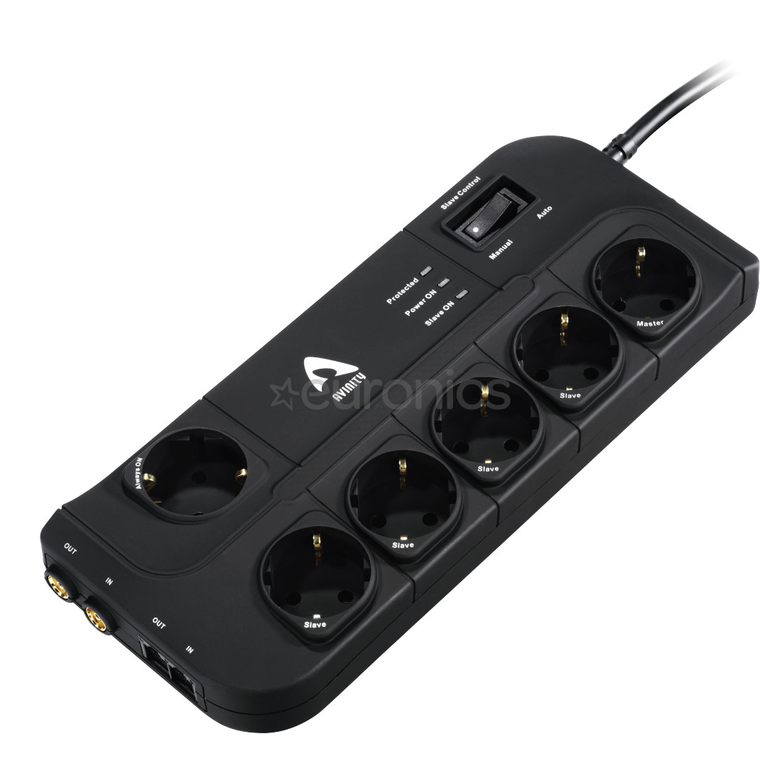 Ülem/alluv seadistusega pikendusjuhe Avinity (2 m)