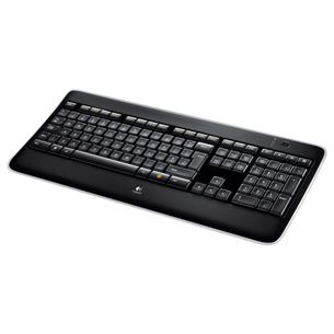 Logitech K800, US, черный - Беспроводная клавиатура