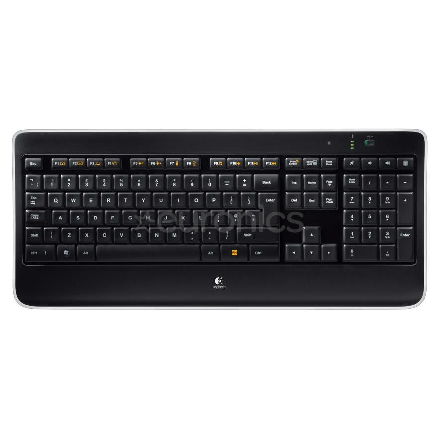 Juhtmevaba klaviatuur Logitech K800 (US)