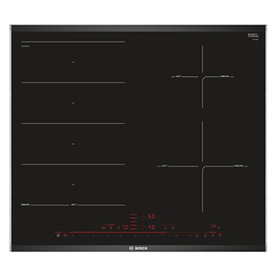 Bosch, platums 60.6 cm, черный - Интегрируемая индукционная варочная панель