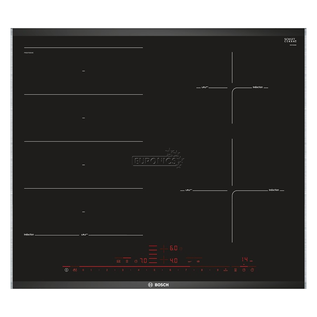 Bosch, platums 60.6 cm, black - Built-in induction hob