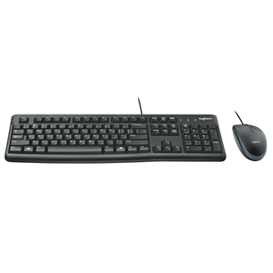 Logitech MK120, SWE, черный - Клавиатура + мышь 920-002823