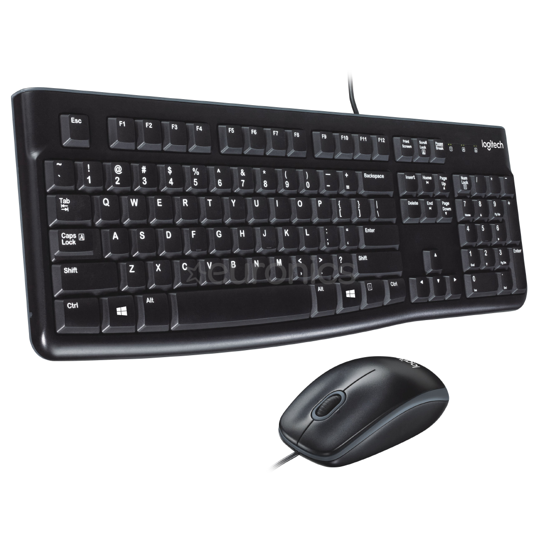 Logitech MK120, SWE, black - Desktop