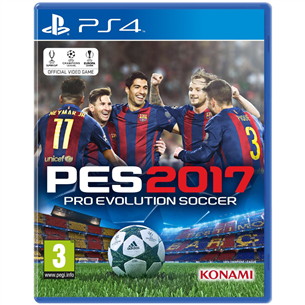 PS4 mäng Pro Evolution Soccer 2017