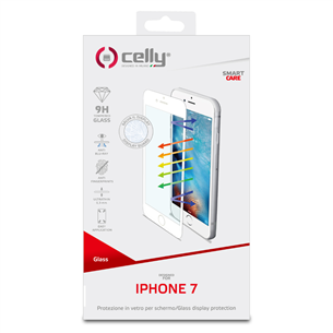 iPhone 7/8 ekraanikaitseklaas Celly