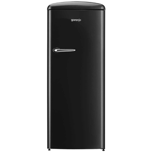 Gorenje, 254 L, height 154 cm, black - Refrigerator