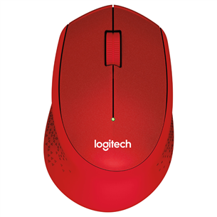 Logitech M330 Silent Plus, vaikne, punane - Juhtmevaba laser/optiline hiir 910-004911