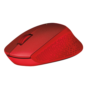 Logitech M330 Silent Plus, vaikne, punane - Juhtmevaba laser/optiline hiir