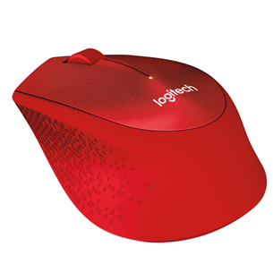Logitech M330 Silent Plus, vaikne, punane - Juhtmevaba laser/optiline hiir