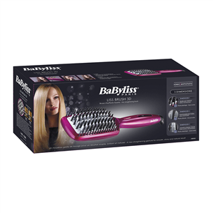 Hair straightening brush, Babyliss