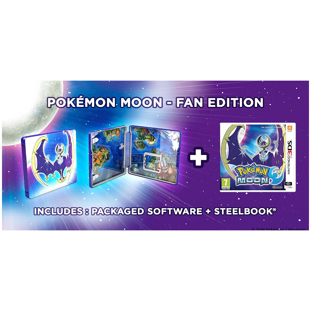3DS mäng Pokemon Moon Fan Edition