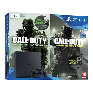 Игровая приставка Sony PlayStation 4 Slim (1 ТБ) + Call of Duty: Infinite Warfare