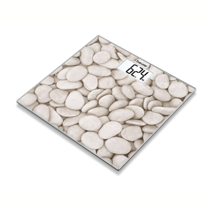 Glass bathroom scale Beurer GS 203 Stone