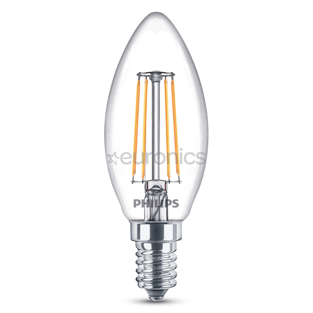 LED candle Philips (E14, 40W, 470 lm)