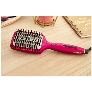 Hair straightening brush, Babyliss