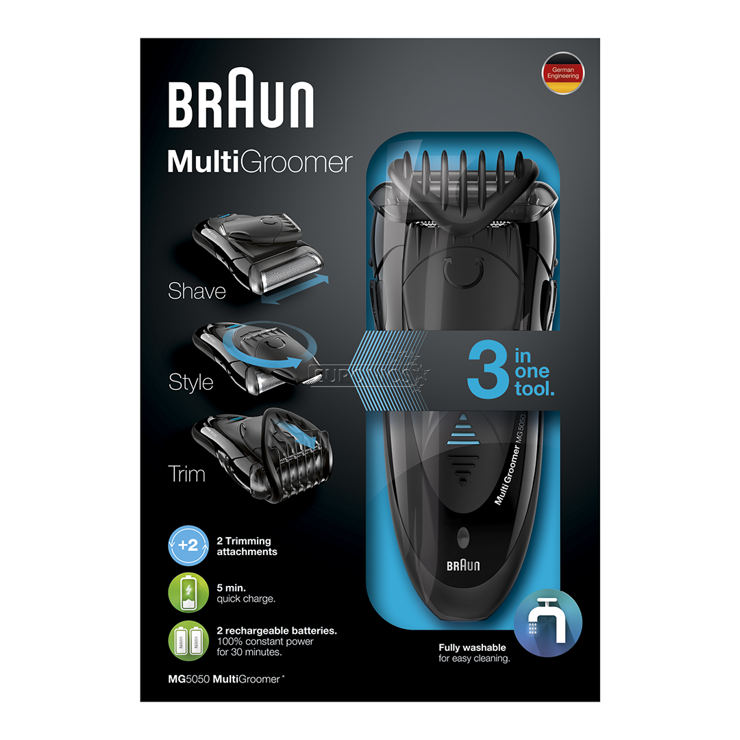 Habemetrimmer Braun + Gillette Fusion raseerija