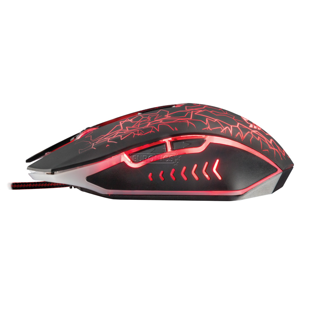 Trust GXT 105 Izza, black/red - Optical mouse