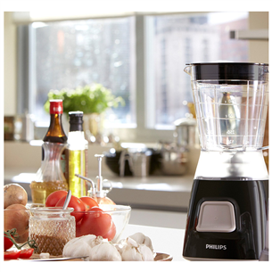 Philips Daily Collection, 450 W, 1.25 L, black - Blender