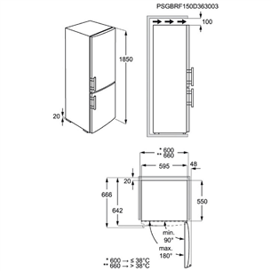 Külmik Electrolux (184,5 cm)