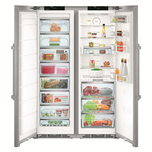 Side-by-side refrigerator Premium BioFresh NoFrost, Liebherr (185 cm)