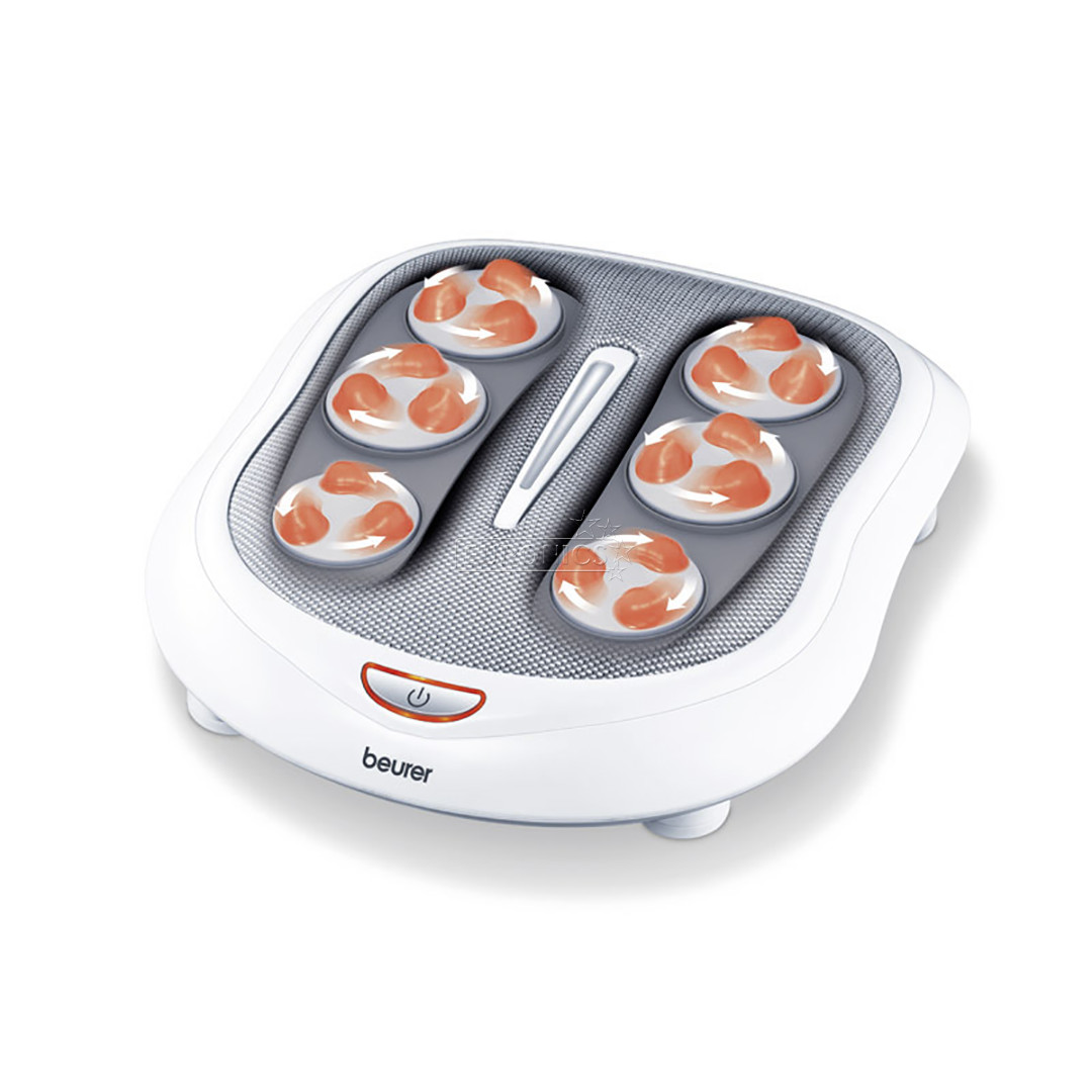 Beurer, white/grey - Shiatsu foot massager
