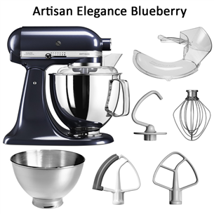 KitchenAid Artisan Elegance, 4.83 L/3 L, 300 W, blue - Mixer