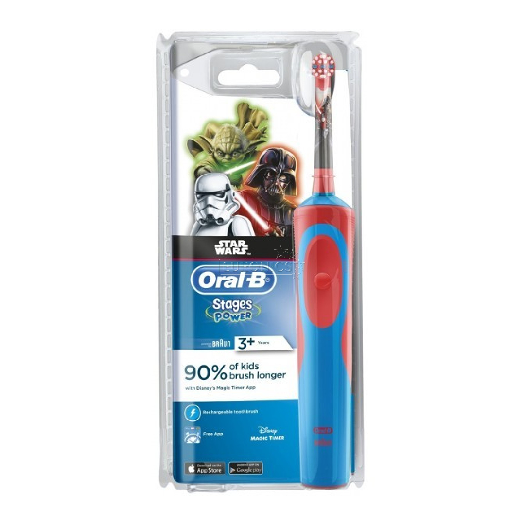 Электрическая зубная щетка Oral-B Kids Stages Power, Braun / StarWars