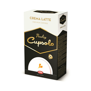 Кофейные капсулы Cupsolo Crema Latte, Paulig