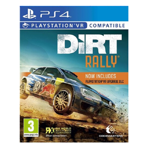 PS4 VR game Dirt Rally