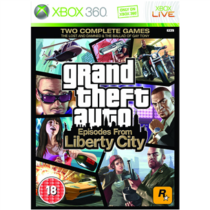 Xbox 360 mäng Grand Theft Auto Episodes from Liberty City