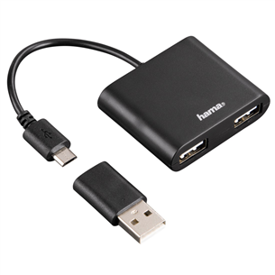 USB hub Hama / microUSB + USB A