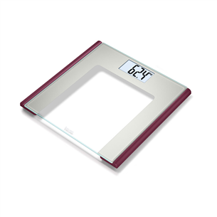 Glass bathroom scale GS 170 Ruby, Beurer