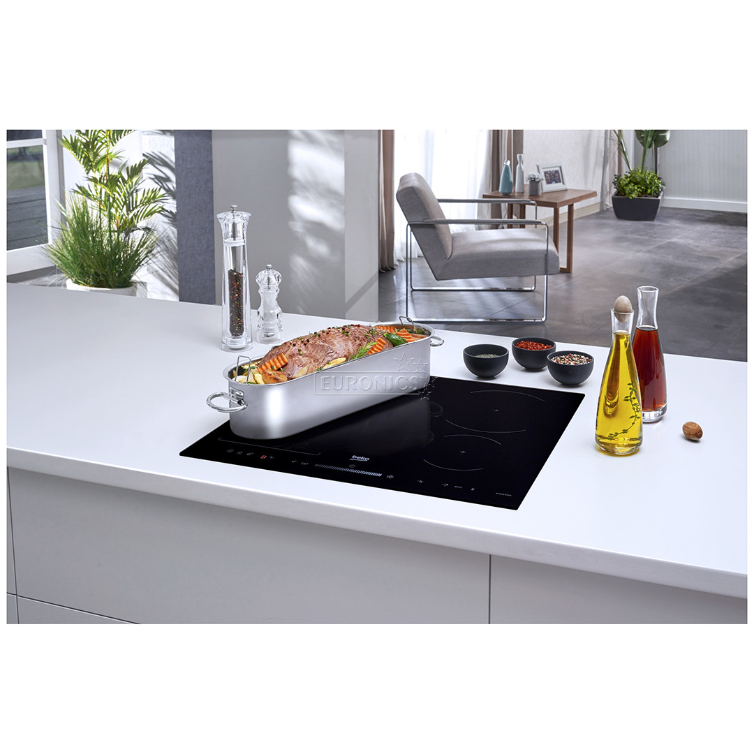 Beko, width 58 cm, black - Built-in induction hob
