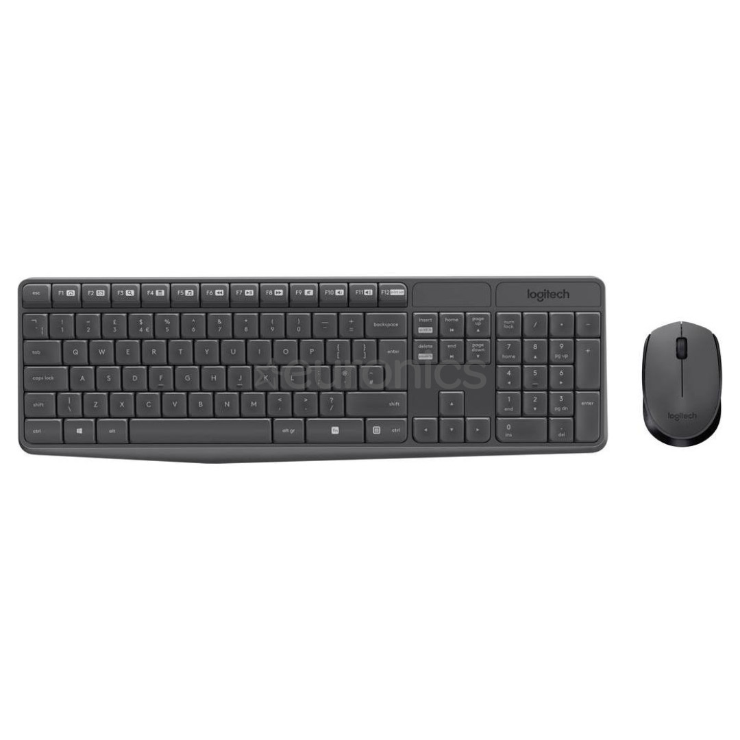 Logitech MK235, SWE, black - Wireless Desktop