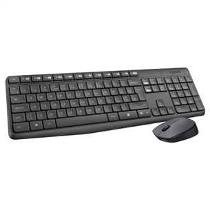 Logitech MK235, SWE, must - Juhtmevaba klaviatuur + hiir