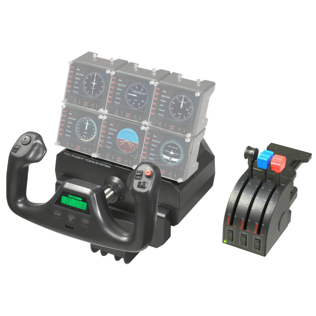 Lennusimulaatori juhis Logitech Saitek Pro Flight